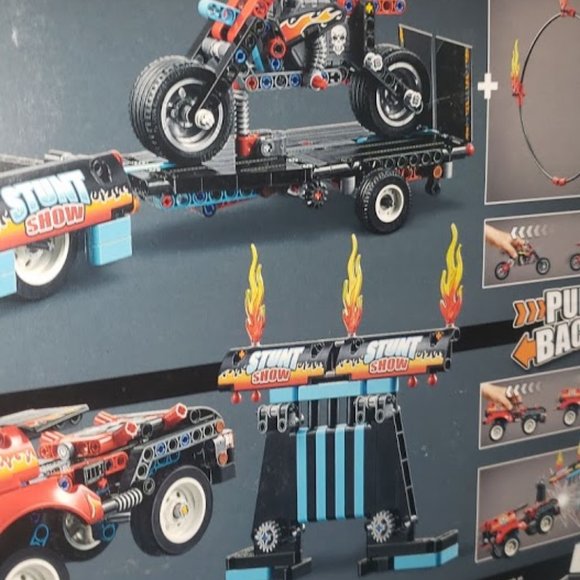 NEW SEALED LEGO Technic Stunt Show Truck Motorcycle EASTER BASKET GIFT stuffer - Picture 5 of 6